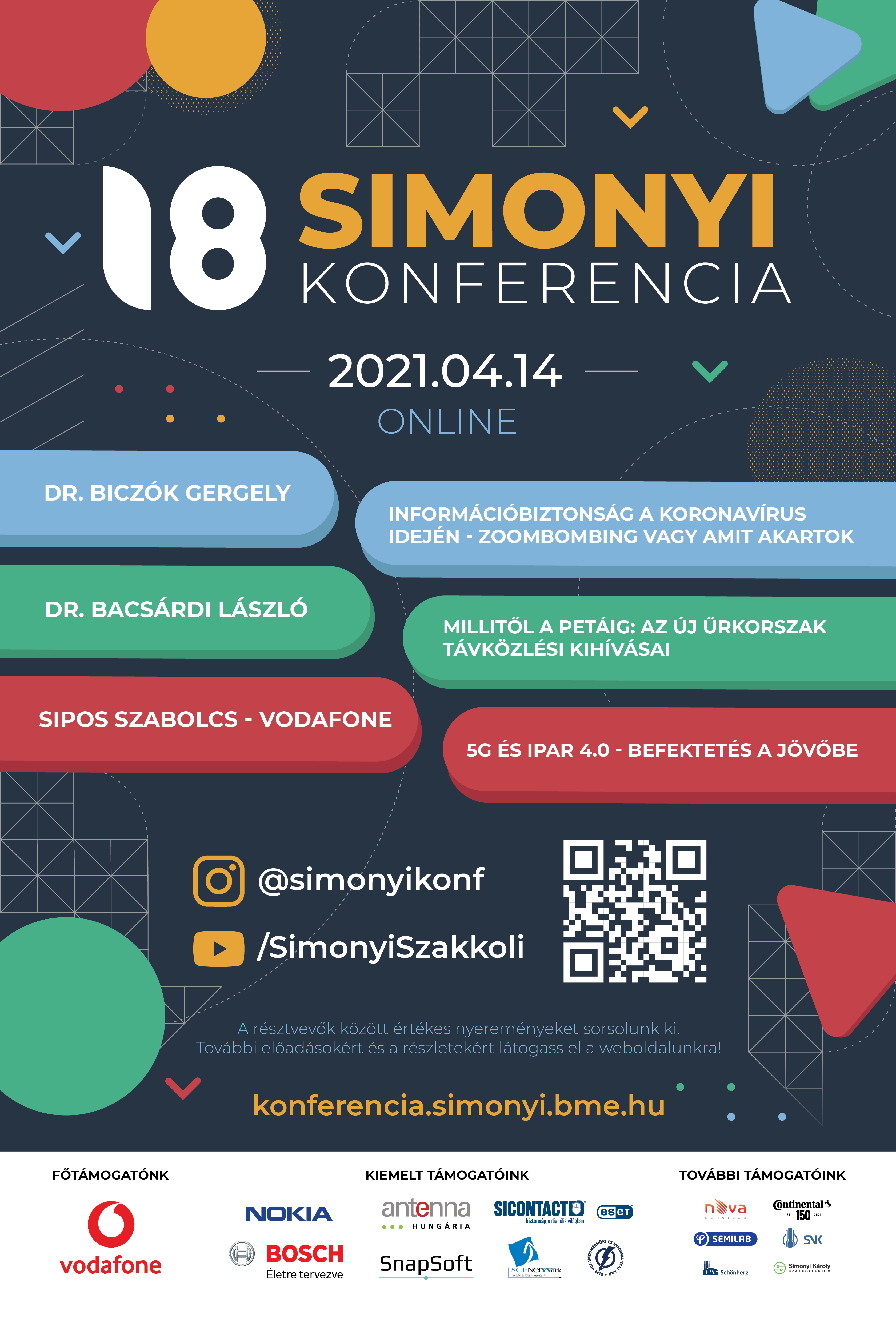 18. Simonyi Konferencia plakát